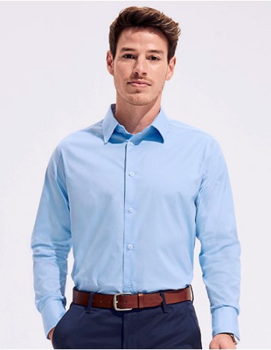 S-17000-Mens Stretch-Shirt Brighton Long Sleeve